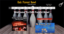 Desktop Screenshot of oakforestbowl.com